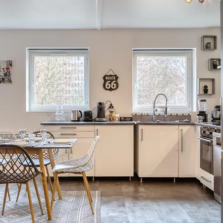 L'amiral - 6 Pers-parking Gratuit- Fibre-spacieux Appartement *